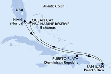 MSC World America 23.1.2027, Miami