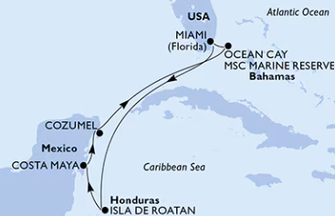 MSC World America 24.4.2027, Miami