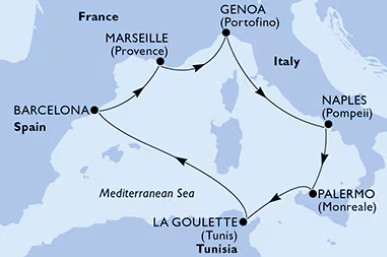 MSC Euribia 14.12.2026, Genova