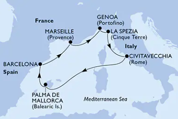 MSC World Europa 26.4.2027, Genova