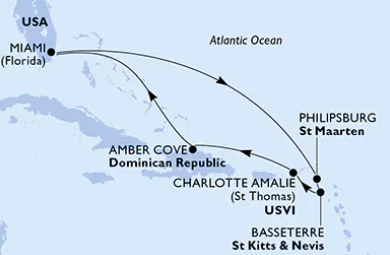 MSC Meraviglia 21.11.2026, Miami